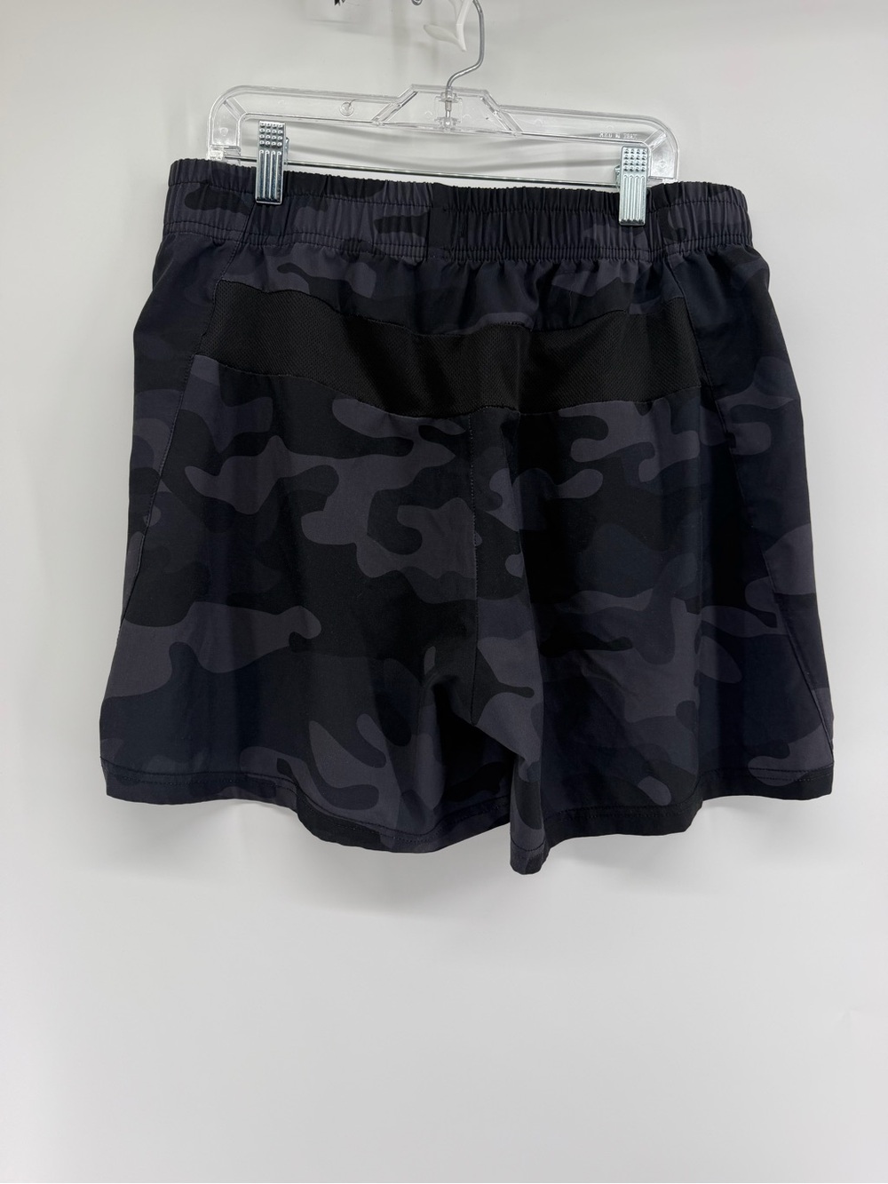 YoungLA Black & Gray Camo Athletic Shorts - Picture 2 of 2